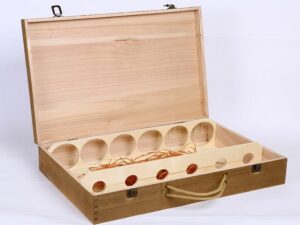 wooden gift box for wine