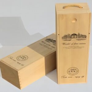 Wooden box packaging
